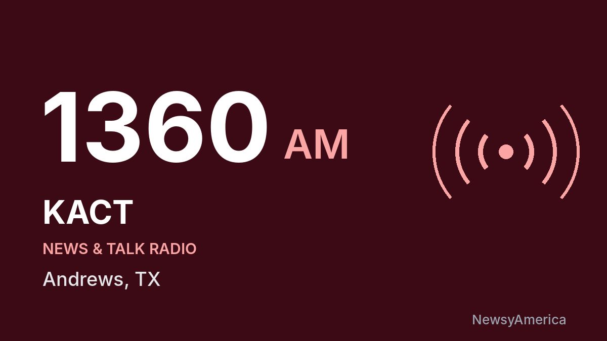 KACT 1360 AM – Andrews