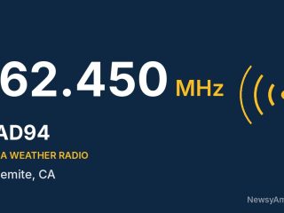KAD94 NOAA Weather Radio 162.450 MHz, Yosemite, CA