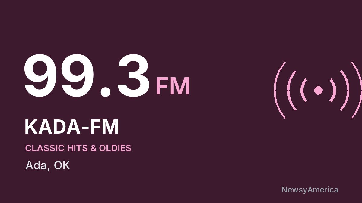 KADA-FM 99.3 FM – Ada