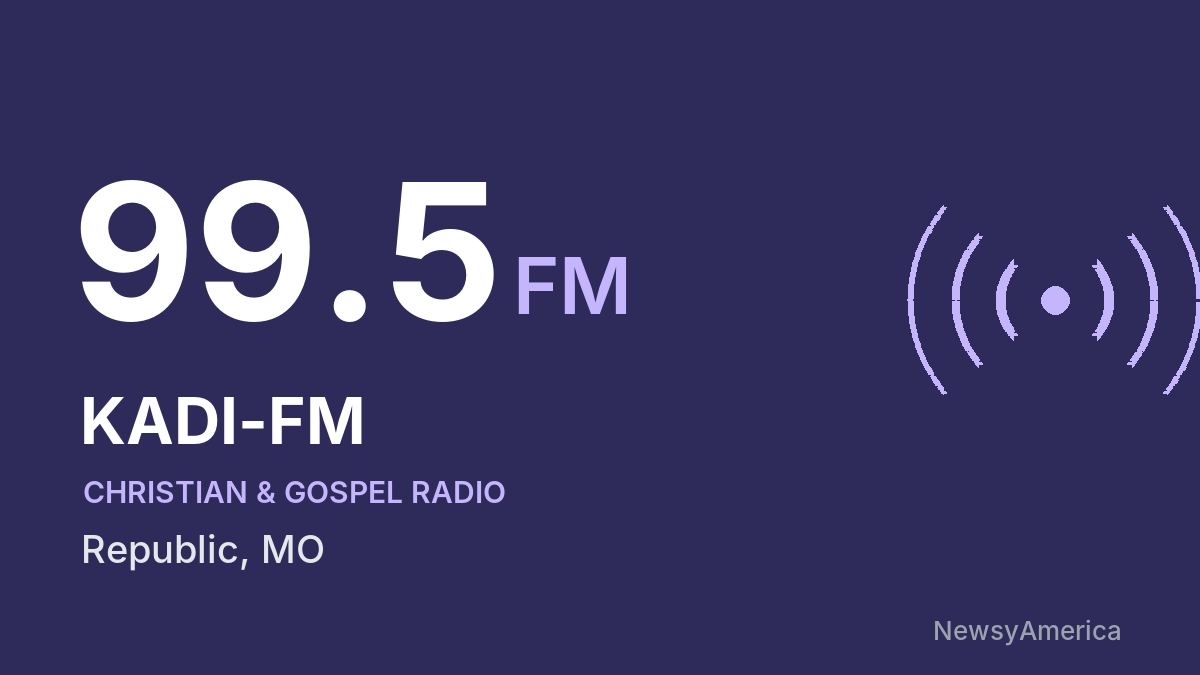 KADI-FM 99.5 FM – Republic