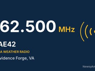 KAE42 NOAA Weather Radio 162.500 MHz, Providence Forge, VA