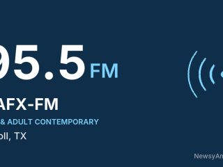 KAFX-FM 95.5 FM, Diboll, TX