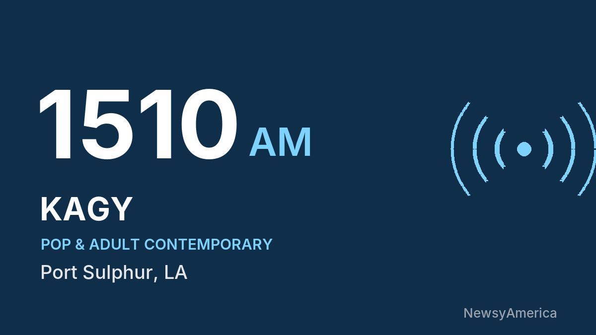KAGY 1510 AM – Port Sulphur