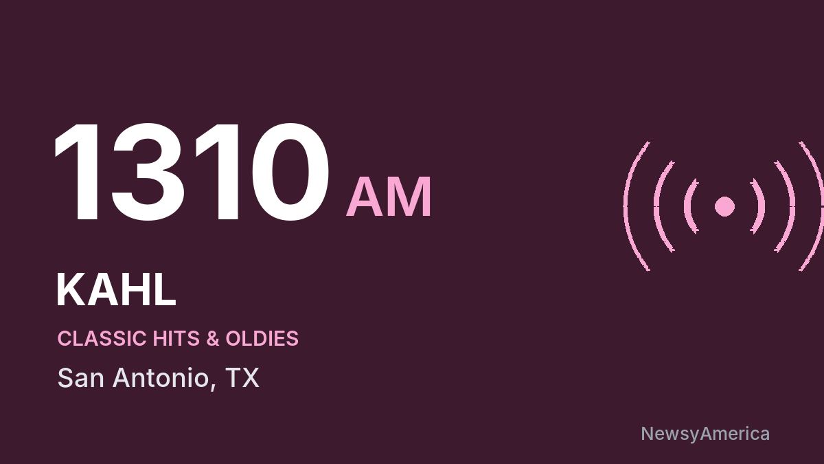 KAHL 1310 AM – San Antonio