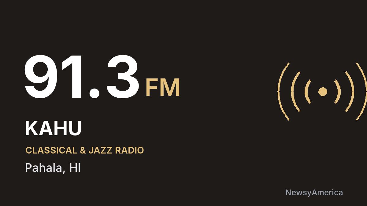 KAHU 91.3 FM – Pahala