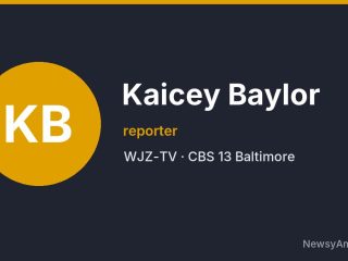 Kaicey Baylor, reporter, WJZ-TV