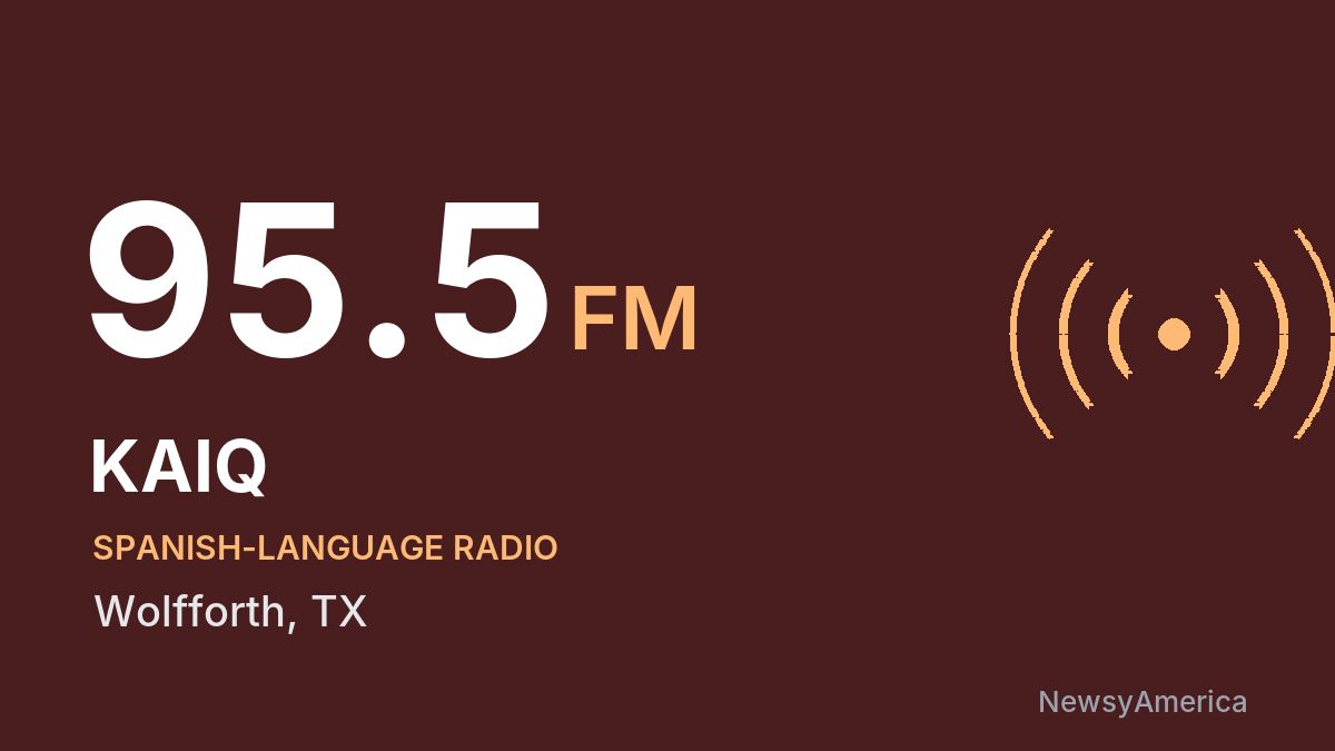 KAIQ 95.5 FM – Wolfforth