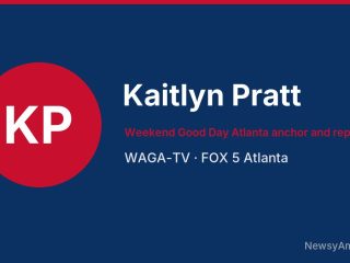 Kaitlyn Pratt, Weekend Good Day Atlanta anchor and reporter, WAGA-TV