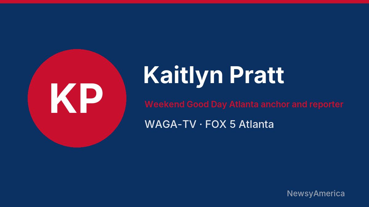 Kaitlyn Pratt – WAGA-TV, Atlanta