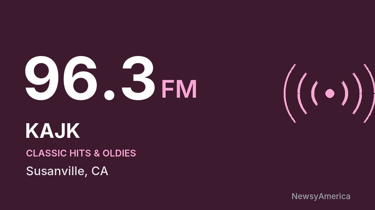 KAJK 96.3 FM – Susanville