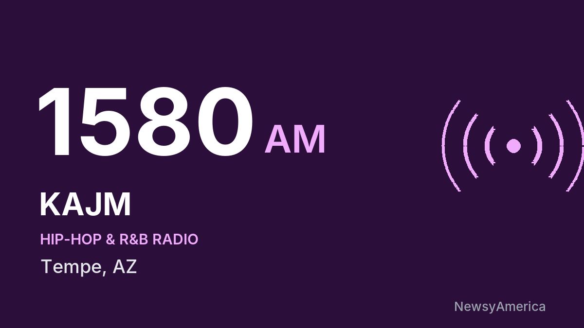 KAJM 1580 AM – Tempe