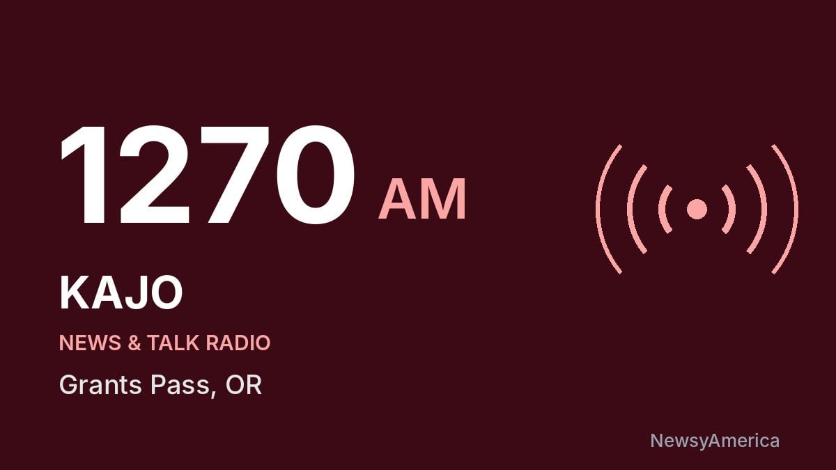 KAJO 1270 AM – Grants Pass