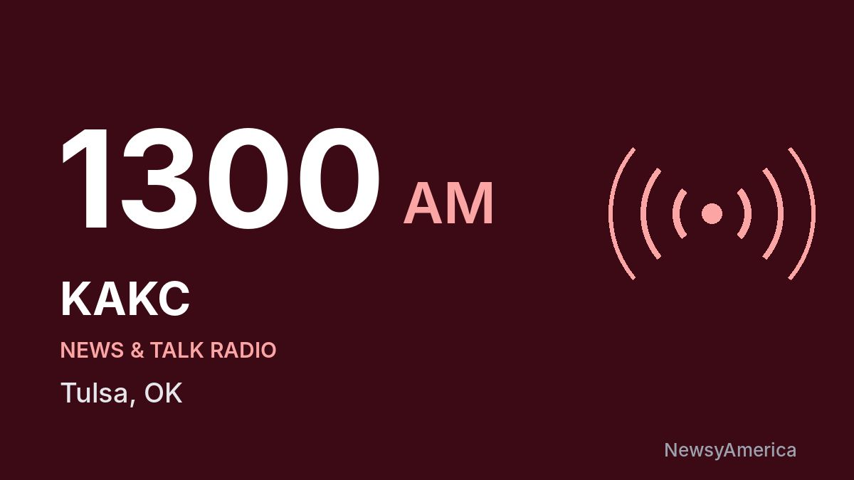 KAKC 1300 AM – Tulsa