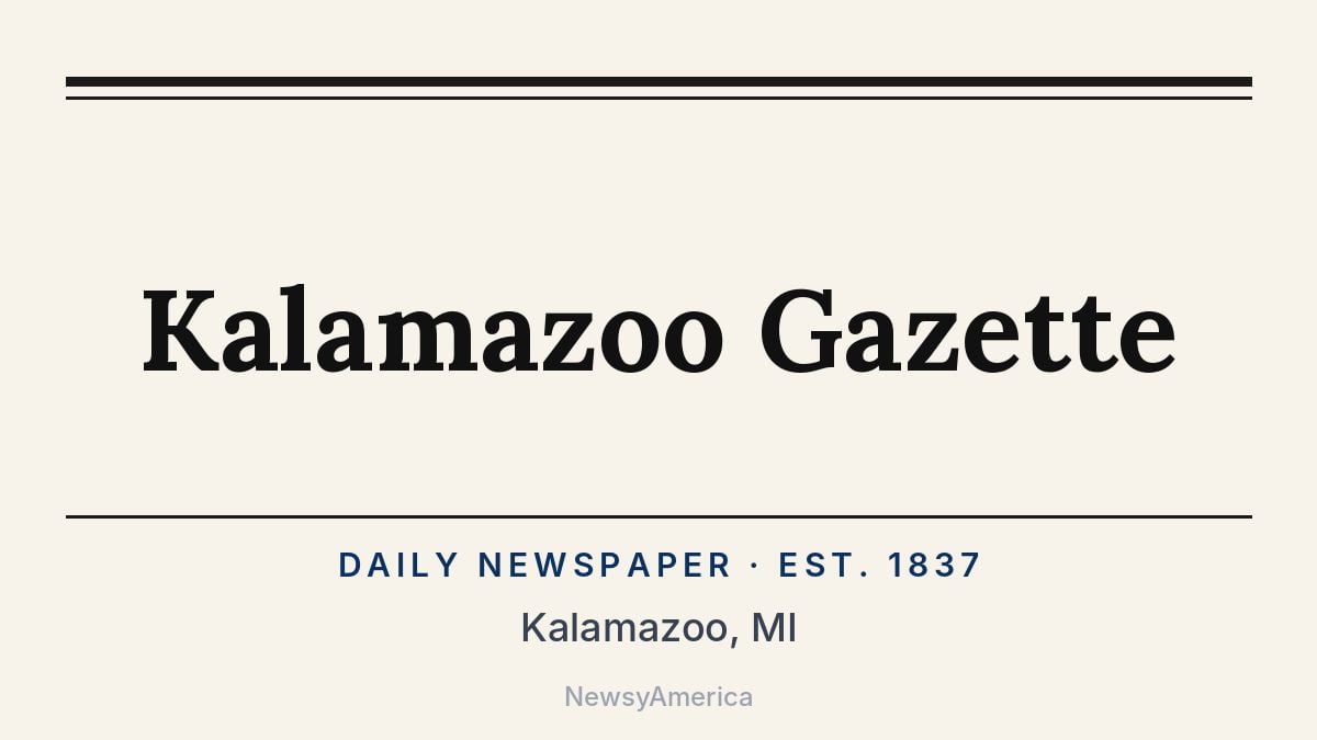 Kalamazoo Gazette – Michigan