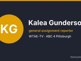 Kalea Gunderson, general assignment reporter, WTAE-TV