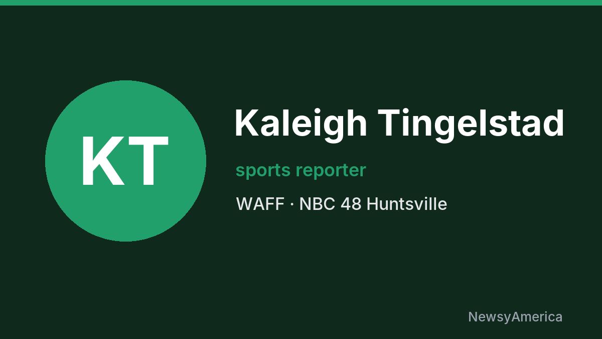 Kaleigh Tingelstad – WAFF, Huntsville
