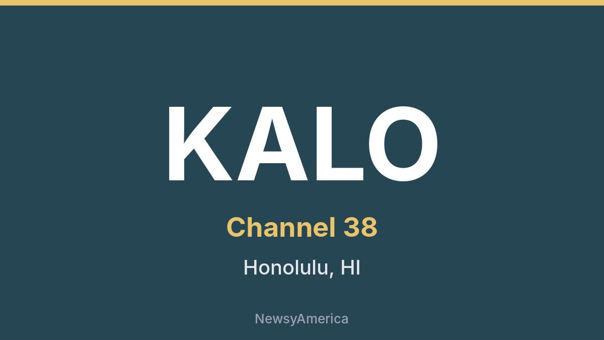 KALO – Channel 38 Honolulu