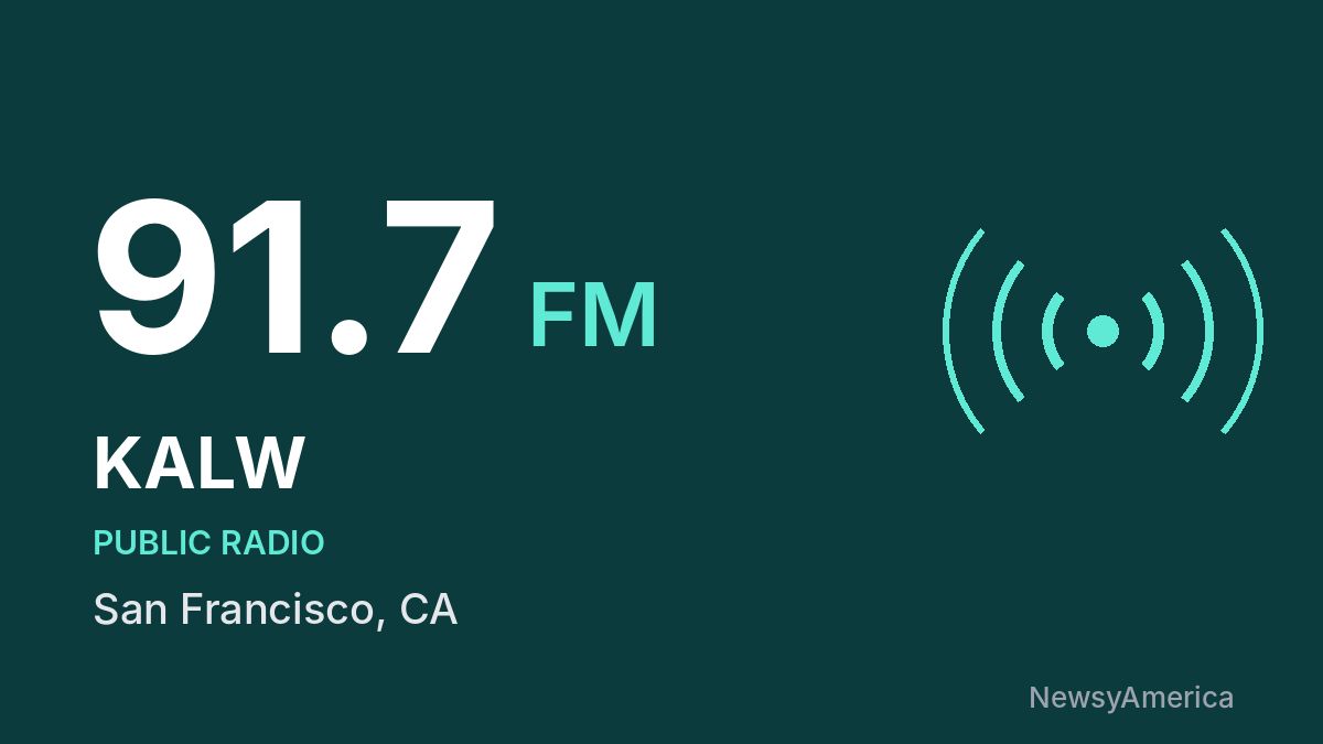 KALW 91.7 FM – San Francisco