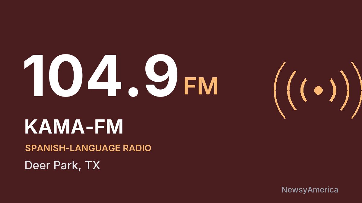 KAMA-FM 104.9 FM – Deer Park