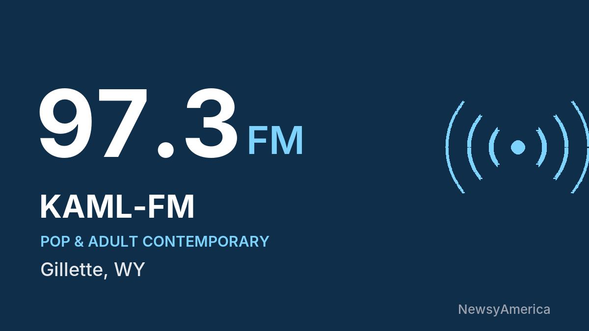 KAML-FM 97.3 FM – Gillette