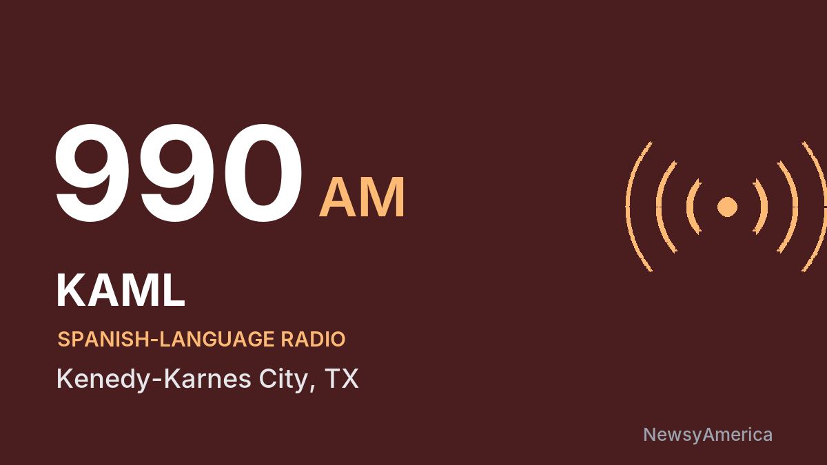 KAML 990 AM – Kenedy-Karnes City