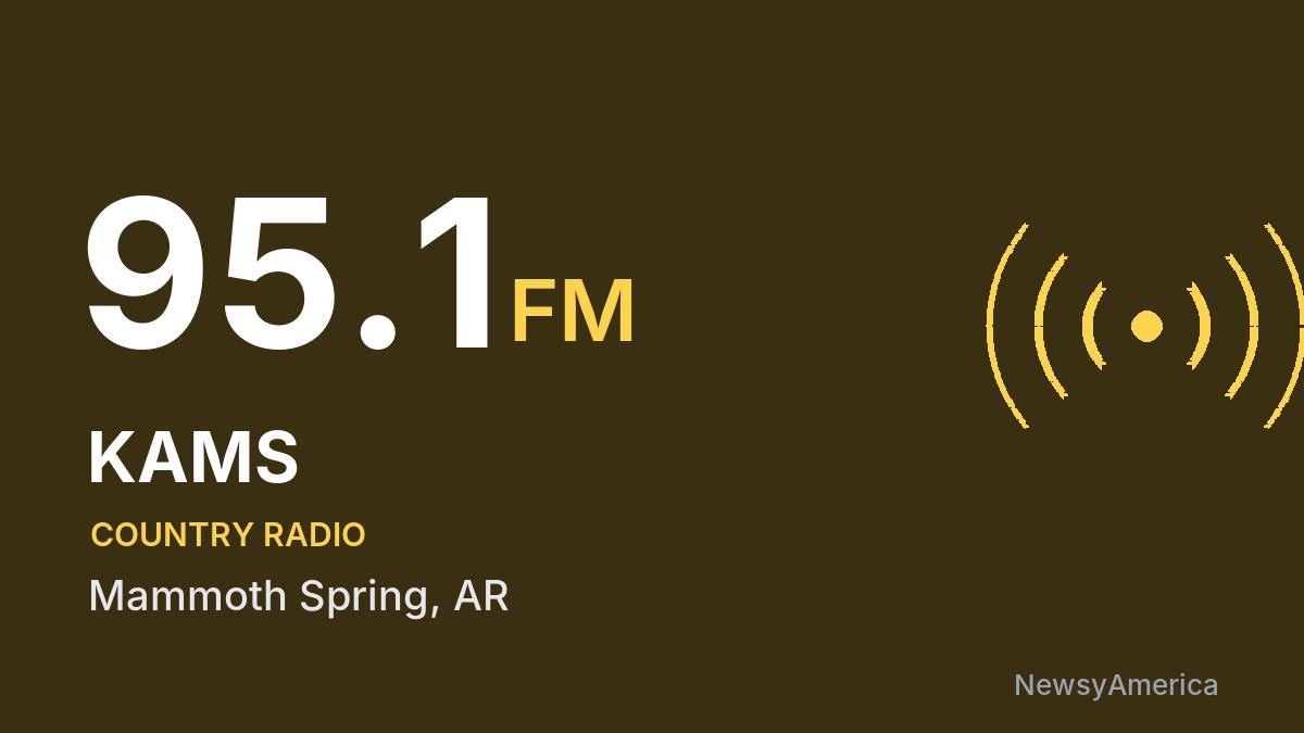 KAMS 95.1 FM – Mammoth Spring