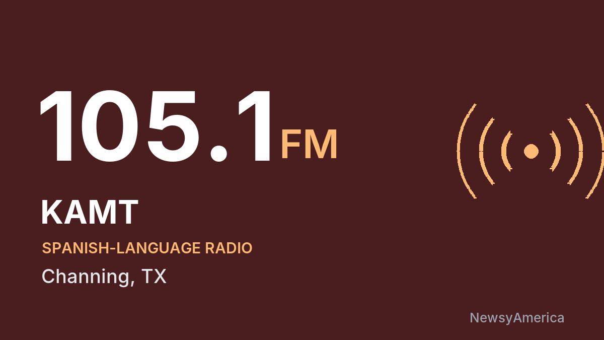 KAMT 105.1 FM – Channing