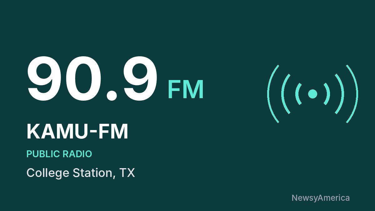 KAMU-FM 90.9 FM – College Station