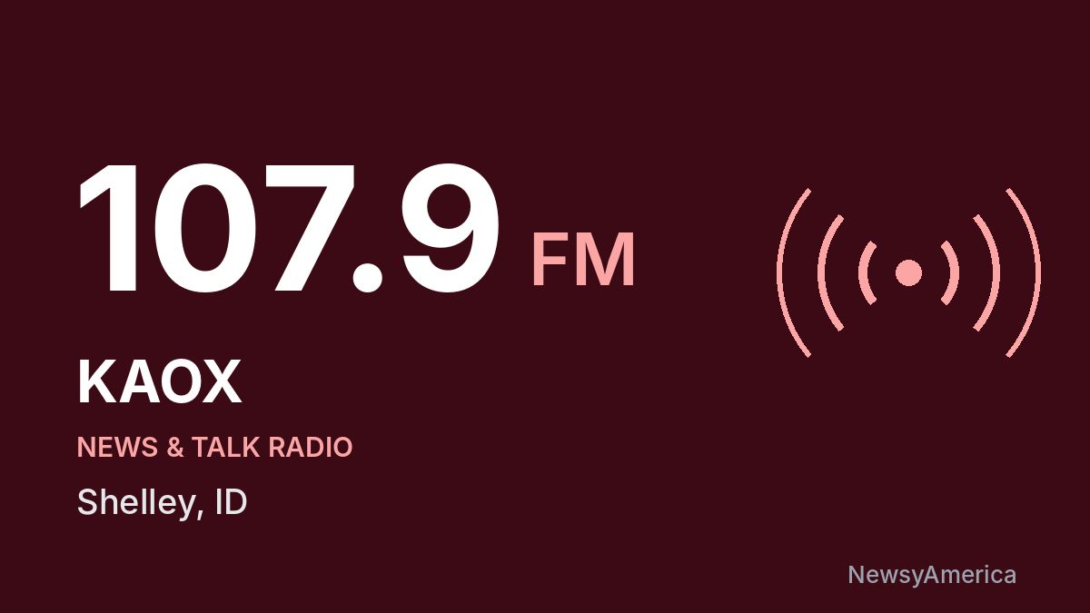 KAOX 107.9 FM – Shelley