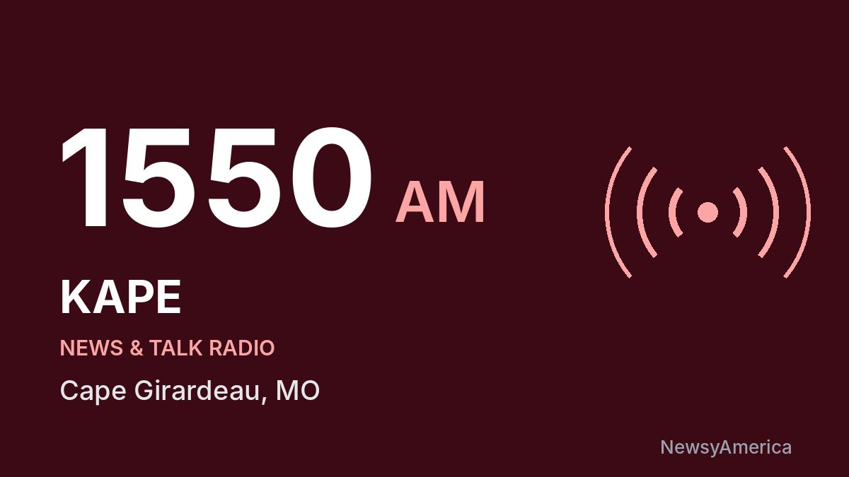 KAPE 1550 AM – Cape Girardeau