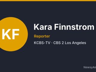 Kara Finnstrom, Reporter, KCBS-TV