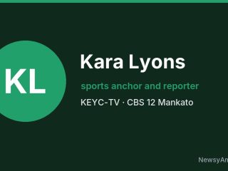 Kara Lyons, sports anchor and reporter, KEYC-TV