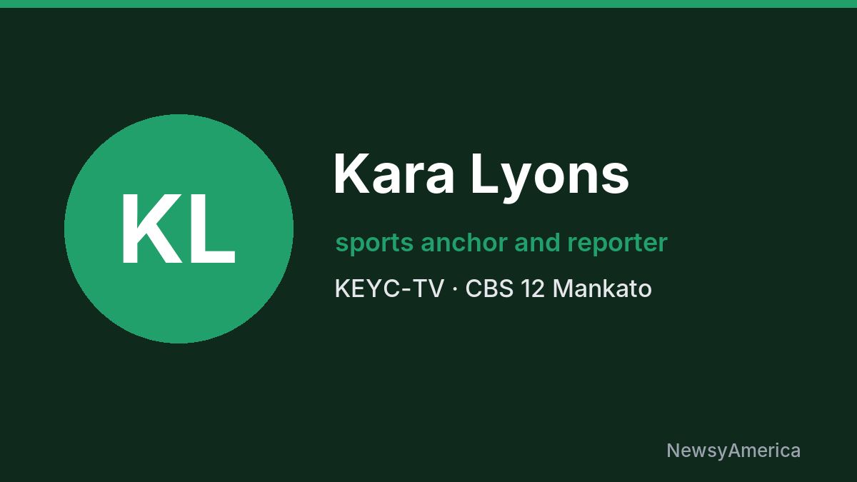 Kara Lyons – KEYC-TV, Mankato