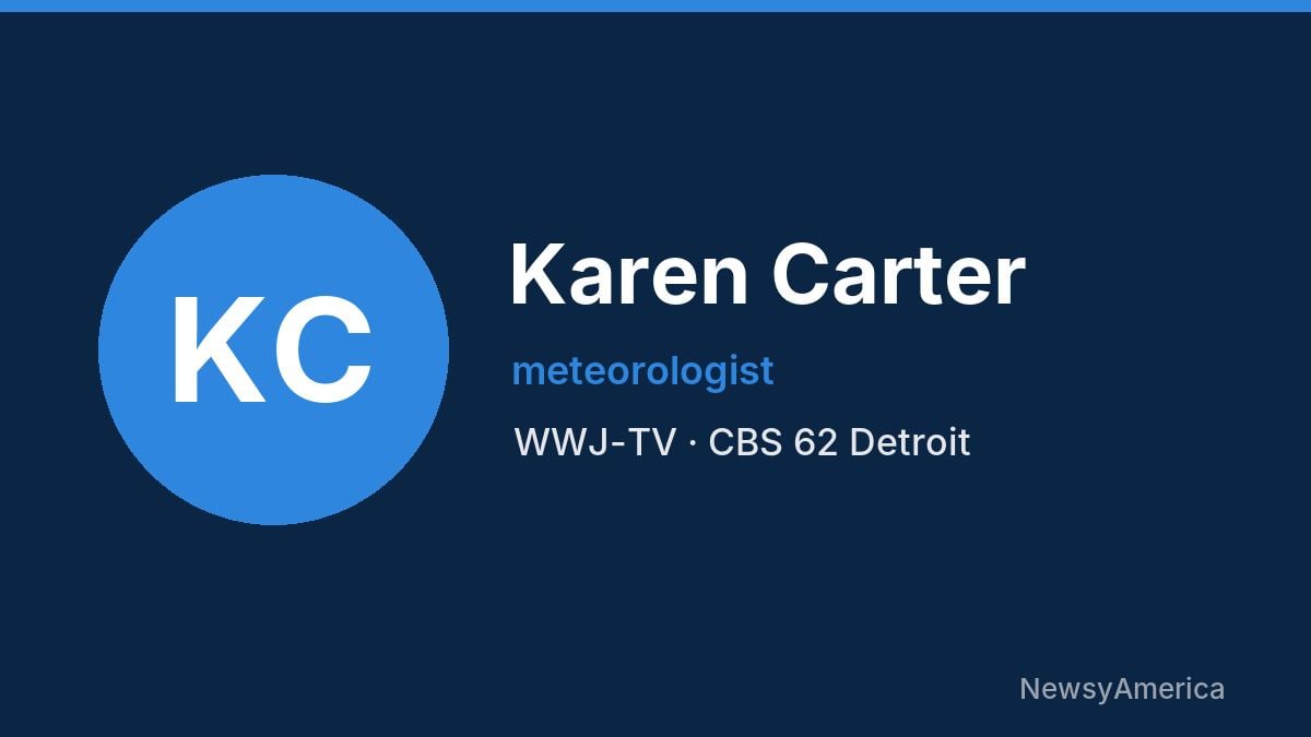 Karen Carter – WWJ-TV, Detroit