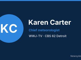 Karen Carter, Chief meteorologist, WWJ-TV