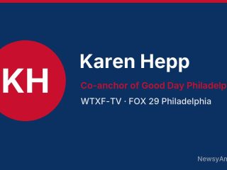 Karen Hepp, Co-anchor of Good Day Philadelphia, WTXF-TV