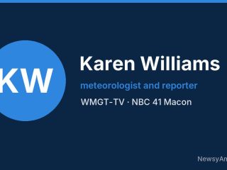 Karen Williams, meteorologist and reporter, WMGT-TV