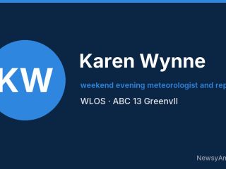 Karen Wynne, weekend evening meteorologist and reporter, WLOS