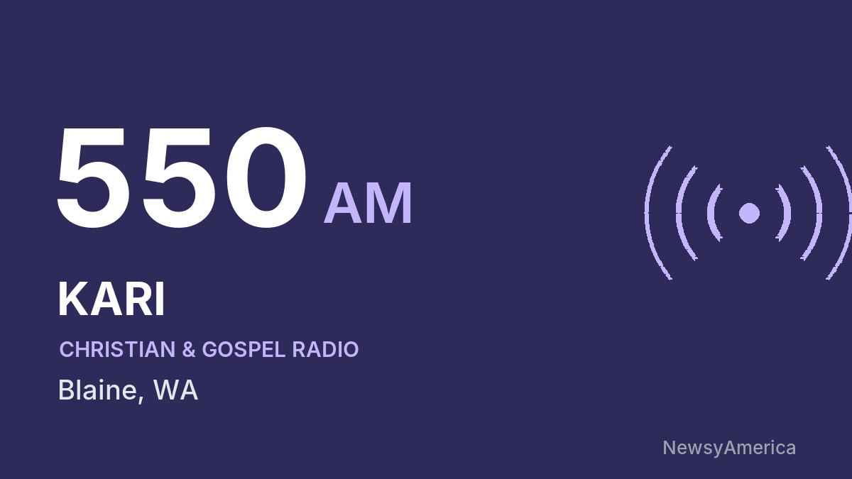 KARI 550 AM – Blaine