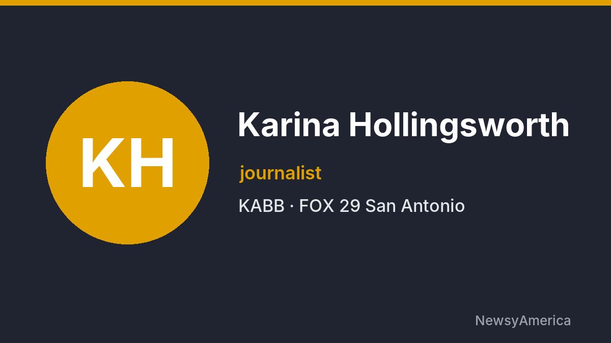 Karina Hollingsworth – KABB, San Antonio