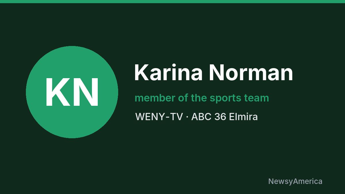 Karina Norman – WENY-TV, Elmira