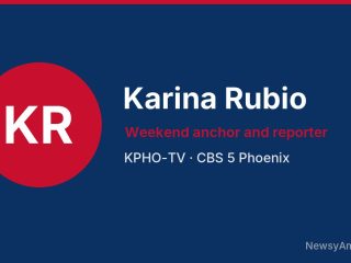Karina Rubio, Weekend anchor and reporter, KPHO-TV