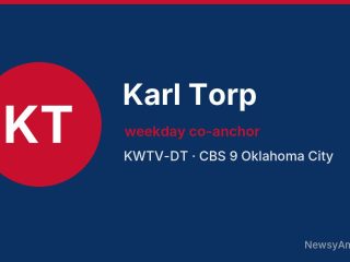 Karl Torp, weekday co-anchor, KWTV-DT
