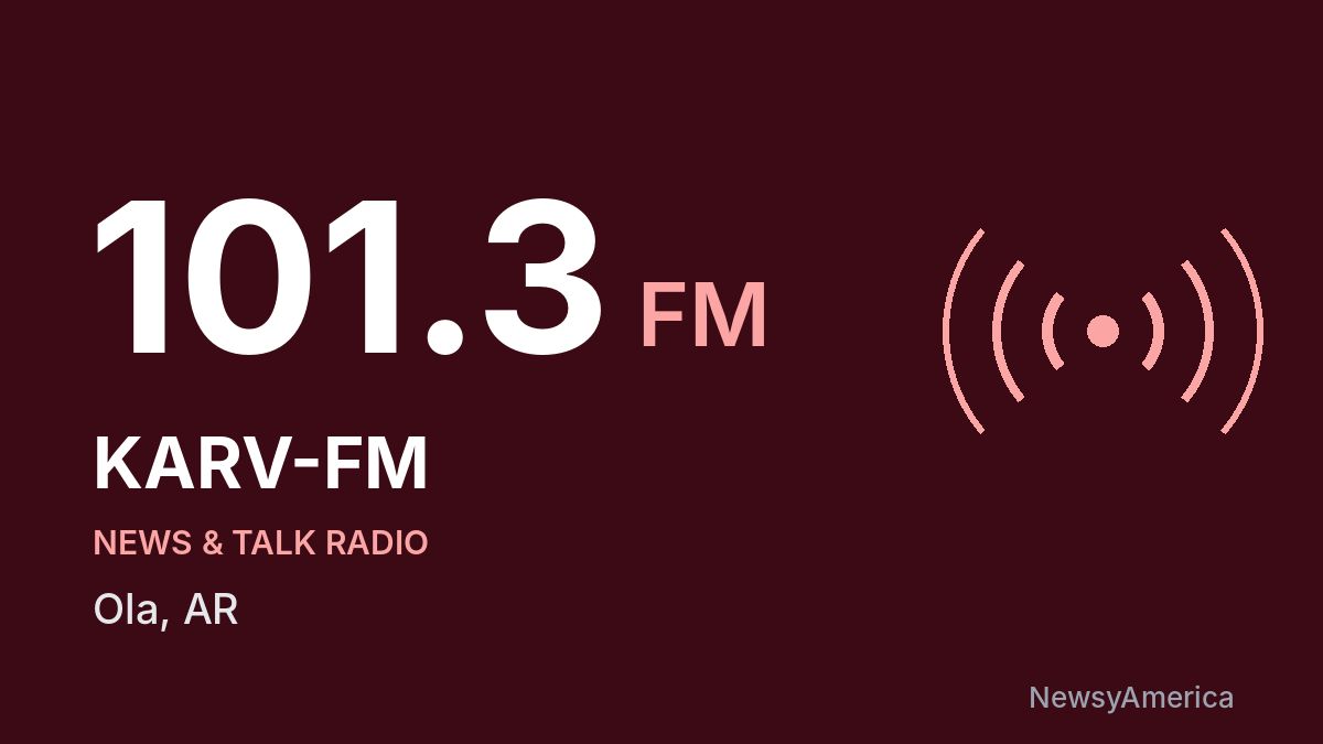 KARV-FM 101.3 FM – Ola