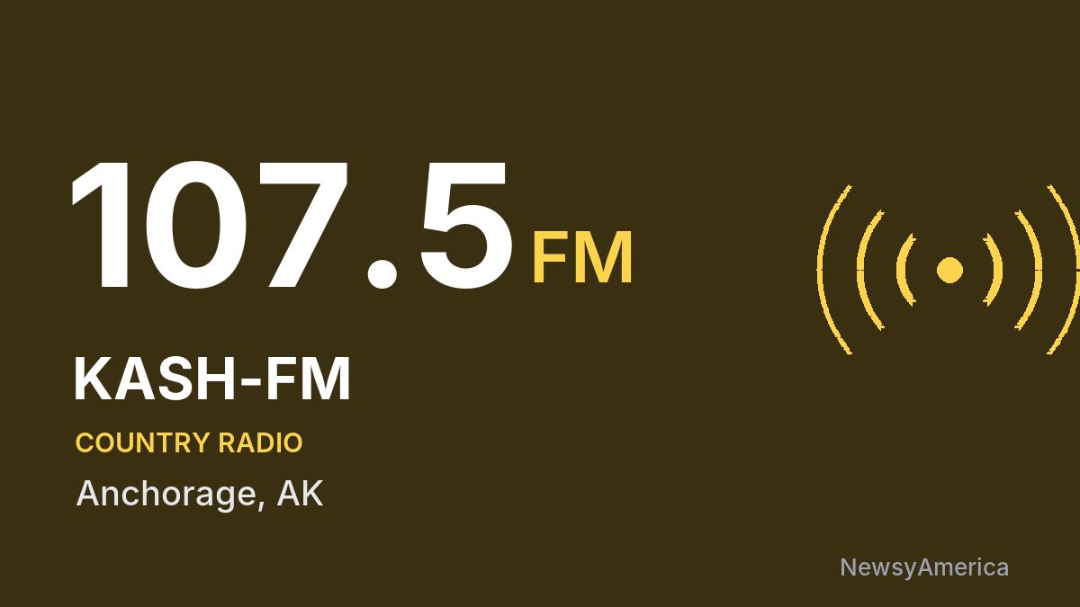 KASH-FM 107.5 FM – Anchorage