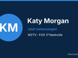 Katy Morgan, chief meteorologist, WZTV