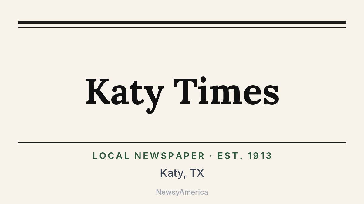 Katy Times – Texas