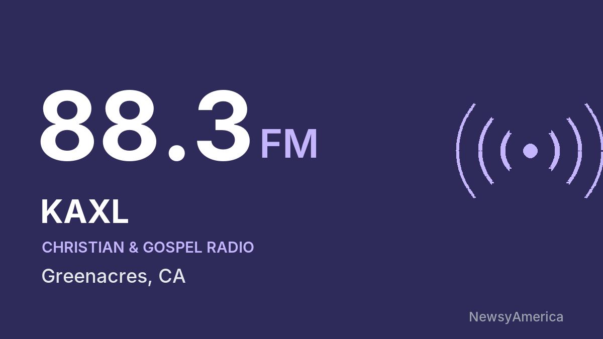 KAXL 88.3 FM – Greenacres