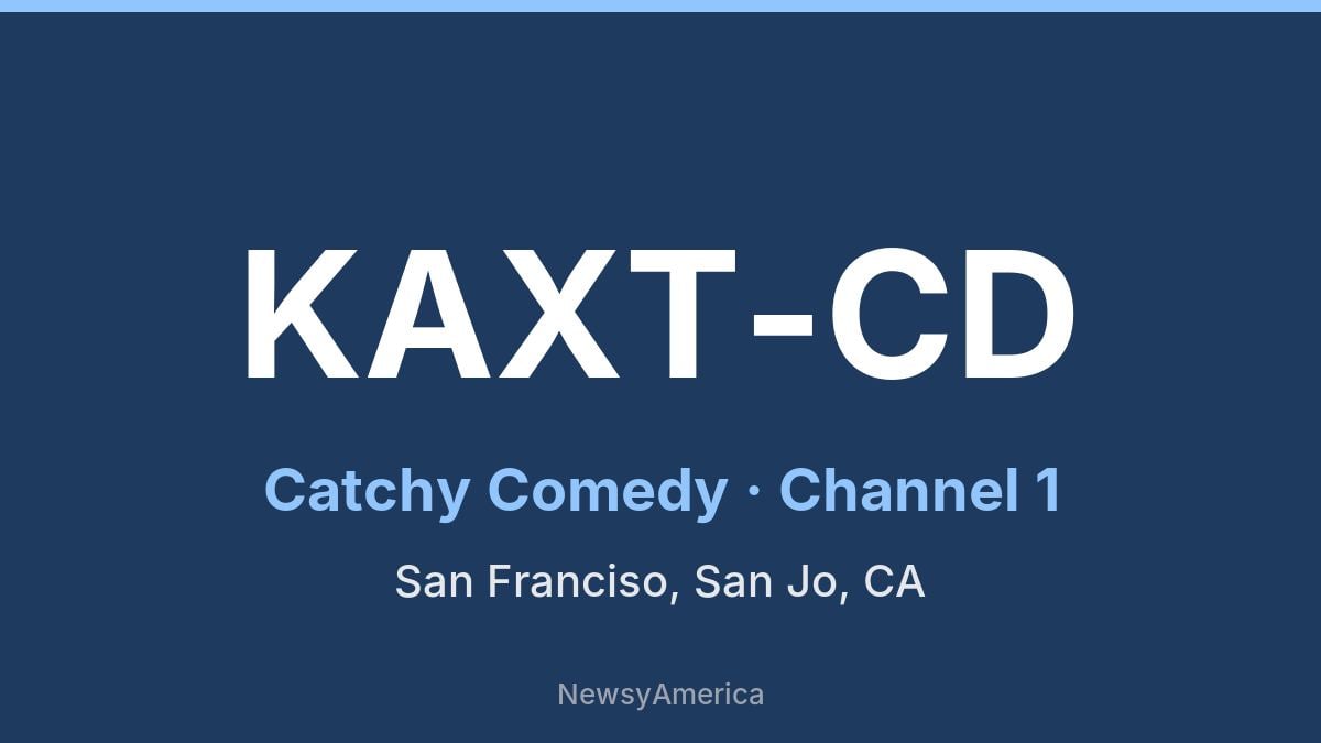 KAXT-CD – Catchy Comedy 1 San Francisco
