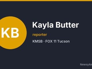 Kayla Butter, reporter, KMSB